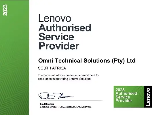 Lenovo 2023 Certification
